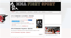 Desktop Screenshot of mmafightsport.com